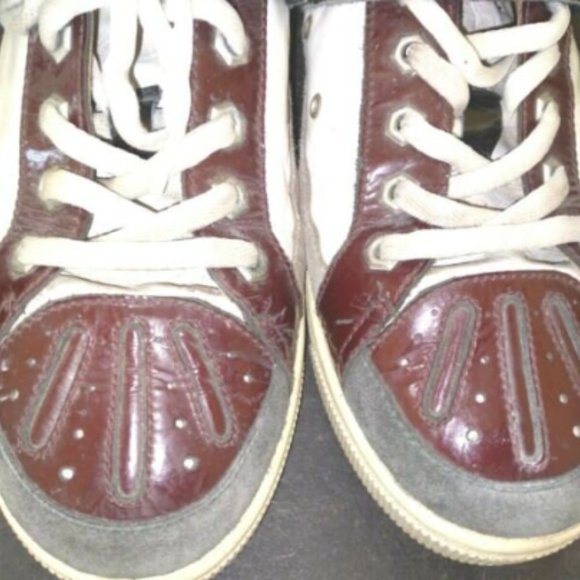 Dsquared Leather,Suede Fashion Sneakers Runners Shoes EU Size 44 Men U.S. 10 - Picture 3 of 7